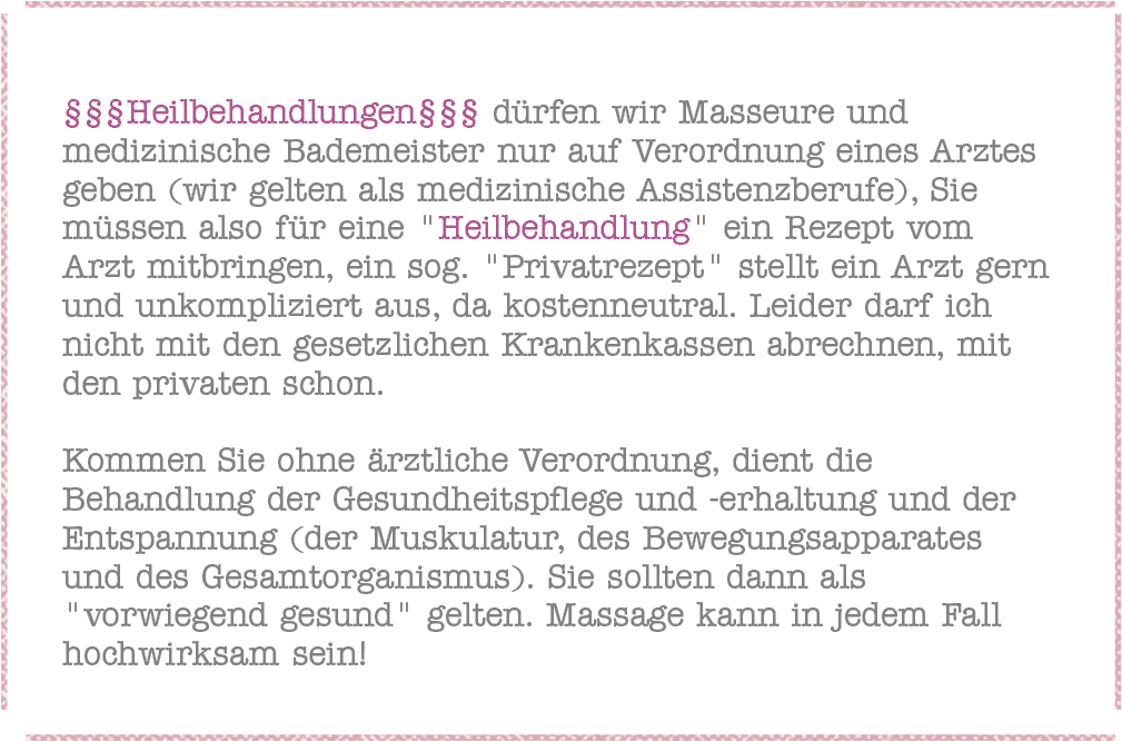 Massage-Stempel der Praxis Gudrun Wernicke